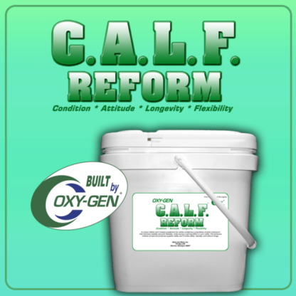 Calf Reform Cattle Supplement A Unique Supplement For Calves Containing A Proprietary Mineral Compound That Improves Mobility And Joint Flexibility.