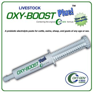 Oxy-Boost Livestock Supplement Contains Electrolytes, And Other Probiotics, Plus Our OXY-GEN Formula Which Increases The Performance Of Respiratory And Blood Vessel Systems.