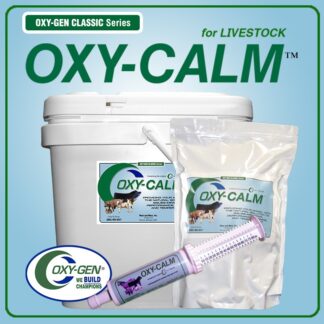 Oxy-Calm Livestock Supplement Provides Your Animal With A Calming Effect Without Losing Its Ability To Impress The Judges. Available In Both A Paste And Pellet.