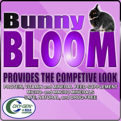 Bunny Bloom Rabbit Supplement Frame Development With A Healthier Rabbit Or Cavy! Protein, Vitamin and Mineral Feed Supplement.