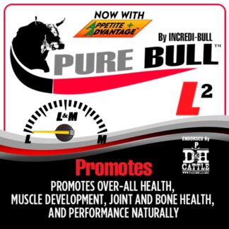 Pure Bull L2 Supplement Promotes Tissue Development and Lean Muscle , Over-all health, joint and bone health, and performance naturally.